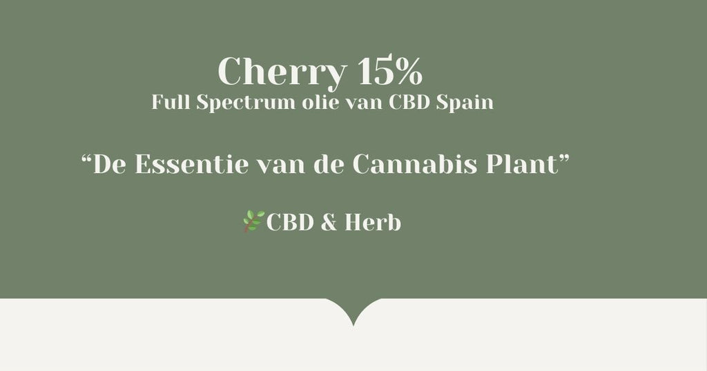Cherry 15% Full Spectrum Olie – De Essentie van de Plant